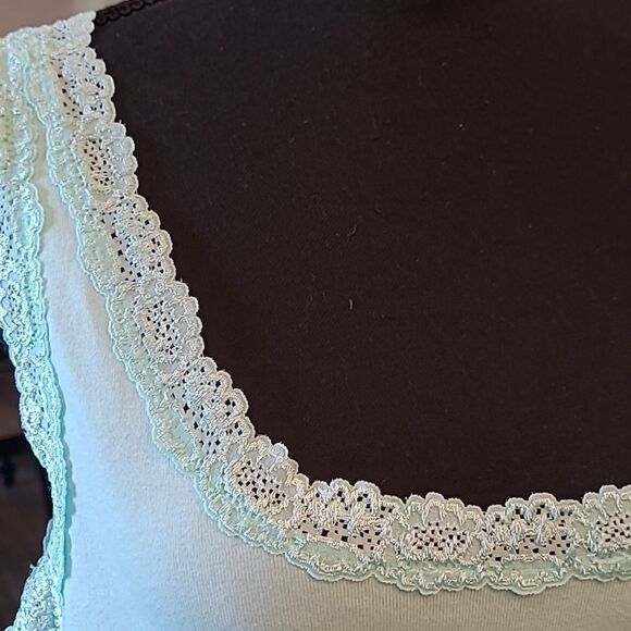 Sag Harbor j.h. collectibles XL burnt out button front shirt with camisole top - Picture 7 of 13